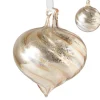 Xenos Kerstbal marble goud - diverse varianten - ⌀8 cm- Kerstballen