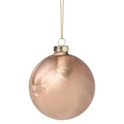 Xenos Kerstbal satijn - lichtbruin- Kerstballen