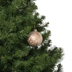 Xenos Kerstbal satijn - lichtbruin- Kerstballen