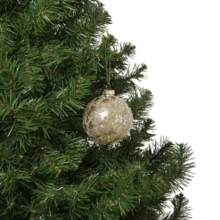 Xenos Kerstbal sequins - goudkleurig- Kerstballen