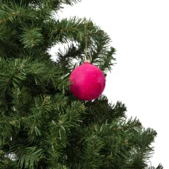 Xenos Kerstbal velvet - multikleur - diverse varianten- Kerstballen