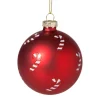 Xenos Kerstbal zuurstok - rood- Kerstballen