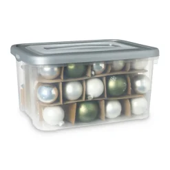 Xenos Kerstballen opbergbox- Opbergbakken|Opbergboxen