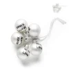 Xenos Kerstballetjes cadeauhangers - diverse soorten - 5xø2.5 cm- Kerst Inpakken|Kerstballen