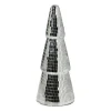 Xenos Kerstboom disco L - zilverkleurig - ø11x29 cm- Kleine Kerstbomen