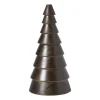 Xenos Kerstboom groot - bruin - ø9x17.5 cm- Kleine Kerstbomen|Kerstfiguren
