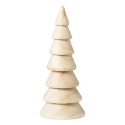 Xenos Kerstboom hout - naturel - ø7.7x17.5- Kleine Kerstbomen