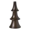 Xenos Kerstboom klein - bruin - ø4.5x10 cm- Kleine Kerstbomen|Kerstfiguren