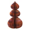 Xenos Kerstboom papier clashing colours - 20 cm- Kerstfiguren