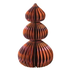 Xenos Kerstboom papier clashing colours - 20 cm- Kerstfiguren