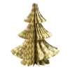 Xenos Kerstboom papier clashing colours - 15 cm- Kerstfiguren