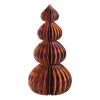 Xenos Kerstboom papier clashing colours - 26 cm- Kerstfiguren