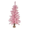 Xenos Kerstboom roze - LED - 90 cm- Kleine Kerstbomen