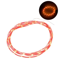 Xenos Kerstdraad candy cane - rood/wit - 5 meter- Kerstverlichting|Kerstboom Verlichting