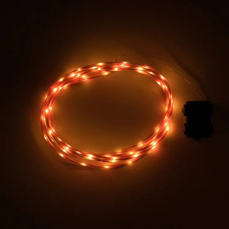Xenos Kerstdraad candy cane - rood/wit - 5 meter- Kerstverlichting|Kerstboom Verlichting