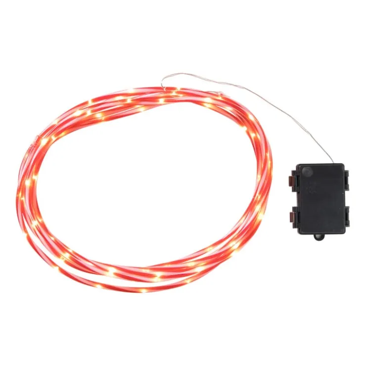 Xenos Kerstdraad candy cane - rood/wit - 5 meter- Kerstverlichting|Kerstboom Verlichting