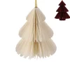 Xenos Kersthanger boom - papier - ø8 cm- Kersthangers|Kerstballen