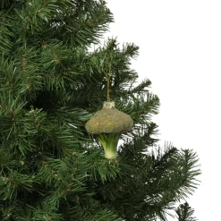Xenos Kersthanger broccoli - groen - 8.5x6.5x6 cm- Kerstcadeaus|Kersthangers