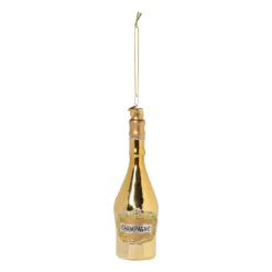 Xenos Kersthanger champagne - diverse varianten - ø4.5x15.5 cm- Kersthangers|Kerstballen