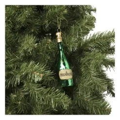 Xenos Kersthanger champagne - diverse varianten - ø4.5x15.5 cm- Kersthangers|Kerstballen