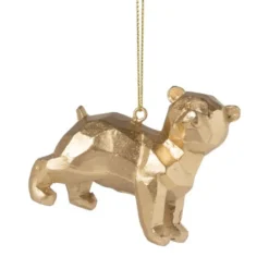 Xenos Kersthanger dier goud - diverse varianten - glas- Kersthangers|Kerstballen