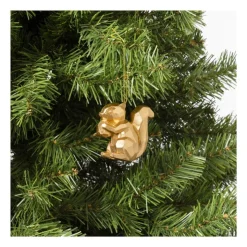 Xenos Kersthanger dier goud - diverse varianten - glas- Kersthangers|Kerstballen
