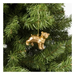 Xenos Kersthanger dier goud - diverse varianten - glas- Kersthangers|Kerstballen