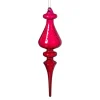 Xenos Kersthanger druppel - paars - ø6x23 cm- Kersthangers|Kerstballen
