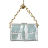 Xenos Kersthanger handtas - wit - 4.2x7x2.8 cm- Kersthangers|Kerstballen