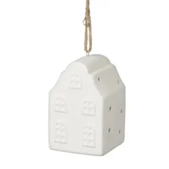Xenos Kersthanger huisje - lichtgevend - wit- Kersthuisjes|Kersthangers