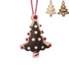 Xenos Kersthanger kerstboom - diverse varianten - 13x7.5x1 cm- Kersthangers|Kerstballen