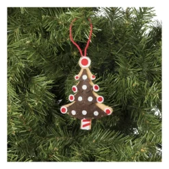 Xenos Kersthanger kerstboom - diverse varianten - 13x7.5x1 cm- Kersthangers|Kerstballen