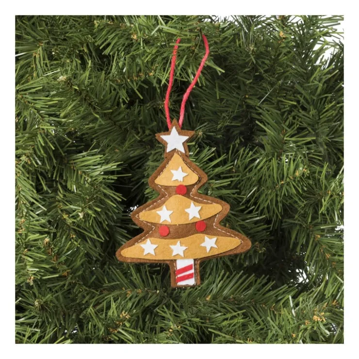 Xenos Kersthanger kerstboom - diverse varianten - 13x7.5x1 cm- Kersthangers|Kerstballen