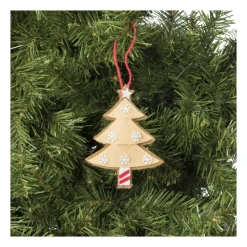Xenos Kersthanger kerstboom - diverse varianten - 13x7.5x1 cm- Kersthangers|Kerstballen
