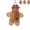 Xenos Kersthanger koekmannetje - diverse varianten - 10.5x9.5x1 cm- Kersthangers|Kerstballen