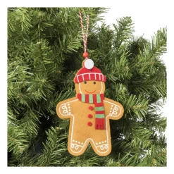 Xenos Kersthanger koekmannetje - diverse varianten - 10.5x9.5x1 cm- Kersthangers|Kerstballen