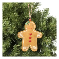 Xenos Kersthanger koekmannetje - diverse varianten - 10.5x9.5x1 cm- Kersthangers|Kerstballen