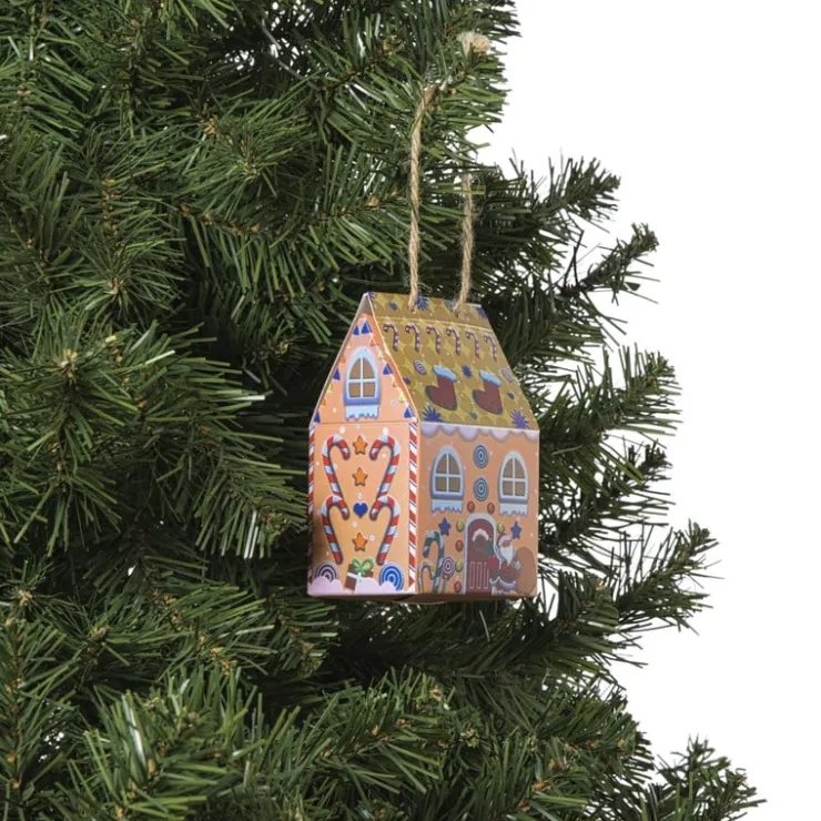 Xenos Kersthanger papieren huisjes - set van 3- Kersthangers|Kerstballen