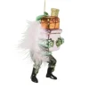 Xenos Kersthanger piet - groen - 7x6.5x16 cm- Kersthangers|Kerstballen