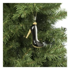 Xenos Kersthanger pump - diverse kleuren - 11x6.7x4.1 cm- Kersthangers|Kerstballen