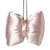 Xenos Kersthanger strik - roze - 8x9.5x1.5 cm- Kersthangers|Kerstballen