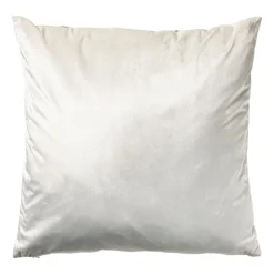 Xenos Kerstkussen skiën - beige/multikleur - 45x45 cm- Kussens