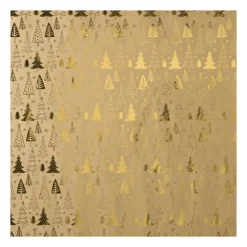 Xenos Kerstpapier hotstamp - diverse varianten - set van 2- Kerst Inpakken