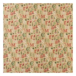 Xenos Kerstpapier kraft - diverse varianten - 200x70 cm- Kerst Inpakken