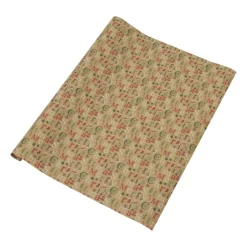 Xenos Kerstpapier kraft - diverse varianten - 200x70 cm- Kerst Inpakken