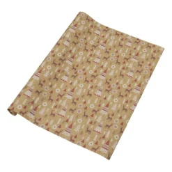 Xenos Kerstpapier kraft - diverse varianten - 200x70 cm- Kerst Inpakken