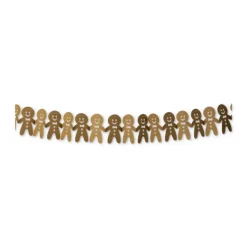 Xenos Kerstslinger gingerbread - bruin - 3.2 meter- Kerstslingers