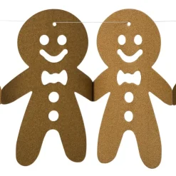 Xenos Kerstslinger gingerbread - bruin - 3.2 meter- Kerstslingers