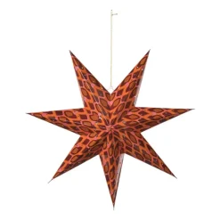 Xenos Kerstster clashing colours - multikleur - 60 cm- Kerstfiguren|Kerstcadeaus