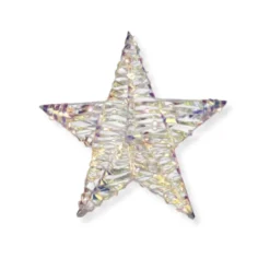 Xenos Kerstster LED regenboog - 30 cm- Kerstfiguren
